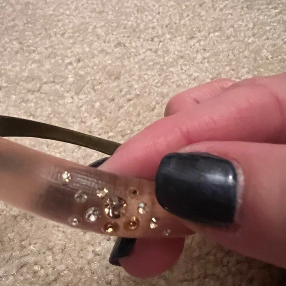 Alexis Bittar Rose and Gold Bangles - Picture 6 of 8